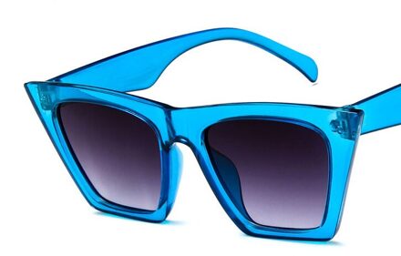 Zonnebril Vrouwen Mannen Rijden Shades Mannelijke Vierkante Vintage Zonnebril Voor Mannen UV400 Rivier Bril Zonnebril blauw