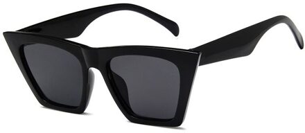 Zonnebril Vrouwen Mannen Rijden Shades Mannelijke Vierkante Vintage Zonnebril Voor Mannen UV400 Rivier Bril Zonnebril zwart