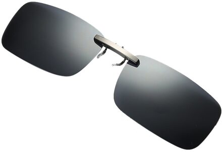 Zonnebril Vrouwen Mens Afneembare Nachtzicht Lens Rijden Metalen Gepolariseerde Clip Op Glazen Klassieke Zonnebril Grijs