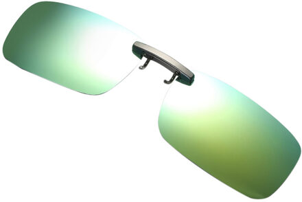 Zonnebril Vrouwen Mens Afneembare Nachtzicht Lens Rijden Metalen Gepolariseerde Clip Op Glazen Klassieke Zonnebril Groen