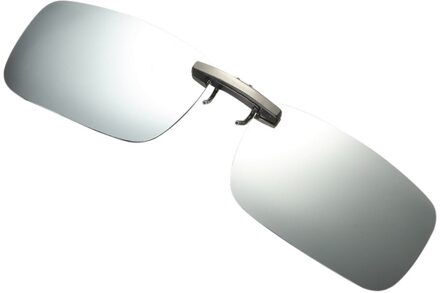 Zonnebril Vrouwen Mens Afneembare Nachtzicht Lens Rijden Metalen Gepolariseerde Clip Op Glazen Klassieke Zonnebril Zilver