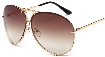Zonnebril Vrouwen Oversized Luxe Zonnebril Vrouwelijke Koele Spiegel UV400 Lady Eyewear Shades Voor Vrouwen 08