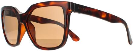 zonnebril Wakota SS536004 Glanzende schildpad Saturnus gepolariseerde stuurprogramma's Bruin - One Size