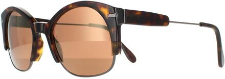 zonnebrillen Vinita SS529001 Gunmetal Tortoise gepolariseerde stuurprogramma's goud Bruin