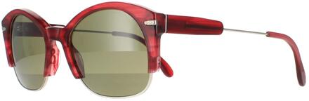 zonnebrillen Vinita SS529004 Zilver rood gestreept gepolariseerd groen 555 nm - One Size