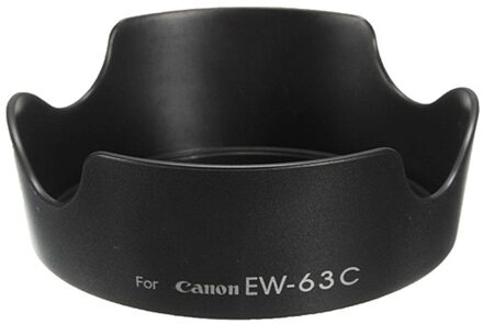 Zonnekap Camera Lens Hood EW-63C EW63C Voor Canon EF-S 18-55Mm F / 3.5-5.6 Is stm