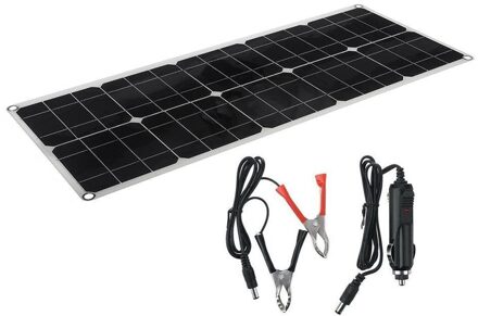 Zonnepaneel 100W Dual Usb 18V/5V 10/20/30/40/50A solar Voor Outdoor Regulator Camping Solar Ect Boot Auto Controller Mobiele Vleermuis enkel en alleen Solar Panel