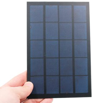 Zonnepaneel 5V 3 W Draagbare Diy Component Panel Systeem Voor Solar Light Batterij Speelgoed Telefoon Oplader Pet Gelamineerd zonnepaneel