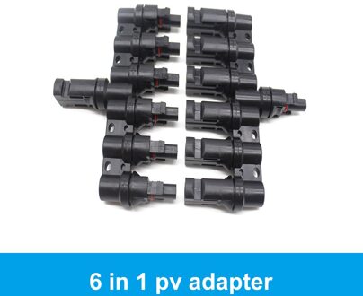 Zonnepaneel Accessoires Parallelle Solar Connector Voor Zonne-energie Systeem 6 in 1