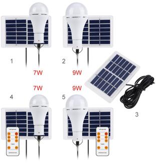 Zonnepaneel Licht Lamp Led Solar Lamp Met Afstandsbediening Outdoor Waterdichte Panel Emergency Plastic Lamp Haak Tent Lantaarn Camp 9w