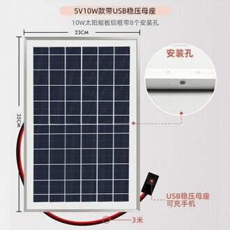 Zonnepanelen Kunnen Mobiele Telefoons Fotovoltaïsche Stroomopwekking 10w board