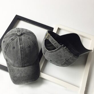 Zonnescherm Cap Wasbare Verstelbare Effen Kleur Unisex Paar Baseball Cap Mode Toevallige Zonnebrandcrème Hoed zwart