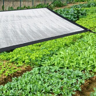 Zonnescherm Doek Aluminiumfolie Shading Netto Zon Weerspiegelen Shading Netto Uv-bestendig 75% Schaduwdoek Voor Tuin Patio Bloem plant 1x4m
