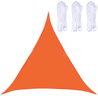 Zonnescherm Doek Zonneschermen Luifel Vaststelling Anti-Uv Duurzaam Slijtvast Tuin Outdoor Driehoek Uv-Bescherming Waterdichte Luifel oranje