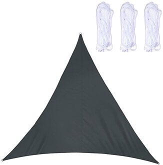Zonnescherm Doek Zonneschermen Luifel Vaststelling Anti-Uv Duurzaam Slijtvast Tuin Outdoor Driehoek Uv-Bescherming Waterdichte Luifel zwart
