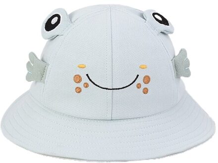 Zonnescherm Jongens En Meisjes Bassin Hoed Schattige Kleine Kikker Hoed Outdoor Zon Bescherming Lente Kinderen Hoed Visser Kikker Emmer hoed 02