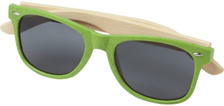 Zonnestraal bamboe zonnebril Groen - One size