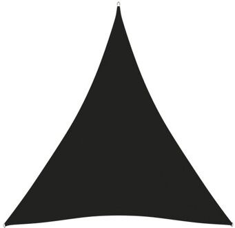 Zonnezeil Driehoek 5x6x6m - PU-gecoat oxfordstof - Zwart