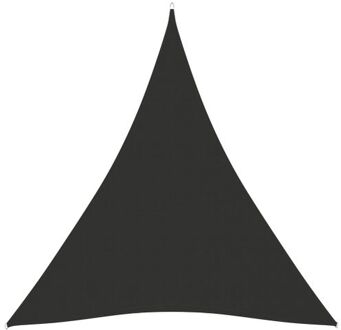 Zonnezeil Driehoekig - 5 x 6 x 6 m - Antraciet - Waterbestendig Grijs