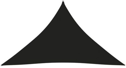 Zonnezeil - driehoekig - 5x5x6 m - zwart - waterbestendig - uv-beschermend