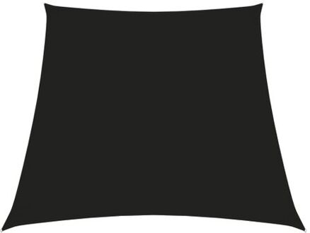 Zonnezeil - Oxford Stof - 2/4 x 3 m - Zwart - Waterbestendig - Uv-beschermend
