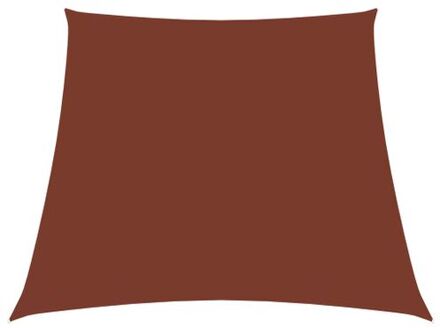 Zonnezeil - Terracotta - 2/4 x 3m - PU-gecoat Oxford stof Bruin