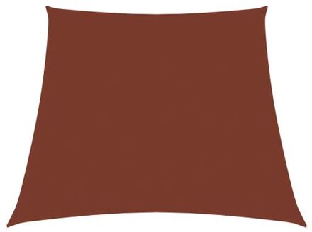 Zonnezeil - Terracotta - 3/5 x 4m - PU-gecoat Oxford - Waterbestendig Bruin