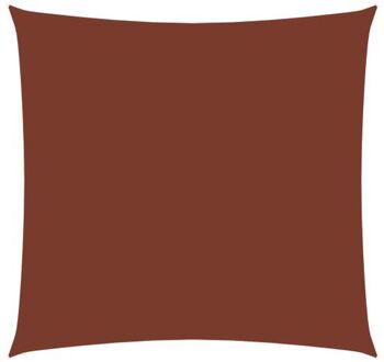 Zonnezeil - Terracotta - 4x4m - Waterbestendig UV-beschermend Bruin