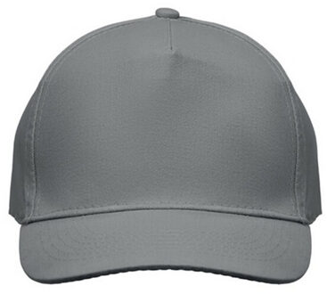 Zonnige 5 paneel baseball cap Grijs - One size