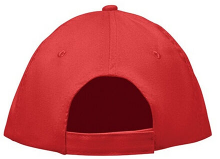 Zonnige 5 paneel baseball cap Rood - One size