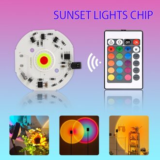 Zonsondergang Lamp Diy Led Chip Led Cob Rgb Chip Led Matrix Geen Behoefte Driver Led Spots Met Controller Voor Zonsondergang projectie Lamp
