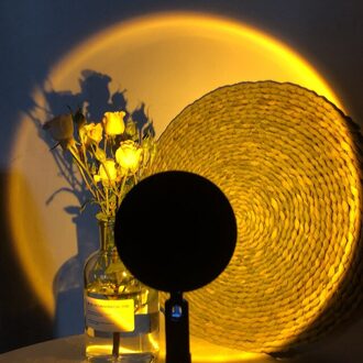 Zonsondergang Projector Lamp Kamer Decoratie Verlichting Slaapkamer Night Lights Bar Koffie Winkel Wanddecoratie Verlichting Nachtkastje Lamp Sunset