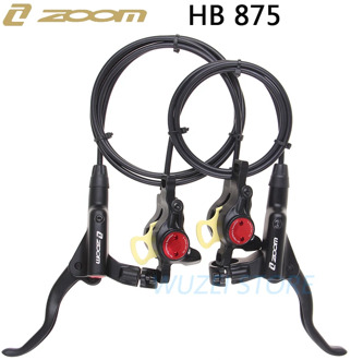 ZOOM HB-875 Brake mtb Bike Hydraulic Brake 800/1400mm Mountain Bicycle Oil pressure Disc Brake Set Front and Rear Bike Parts