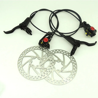 ZOOM new mode Bike Hydraulic Brake Kit 770/1330 mm MTB Bicycle Oil pressure Disc Brake Set Front and Rear Bike Parts with disc