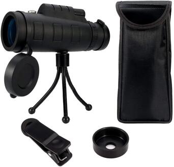 Zoom Telescoop 40X60 Monoculaire Folding Verrekijker Met Lage Licht Nachtzicht Voor Outdoor Bird Watching Reizen Camping