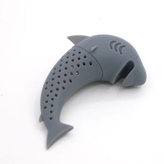 Zorasun Leuke Haai Thee-ei Hittebestendige Siliconen Loose Tea Leaf Zeef Herbal Spice Filter Diffuser