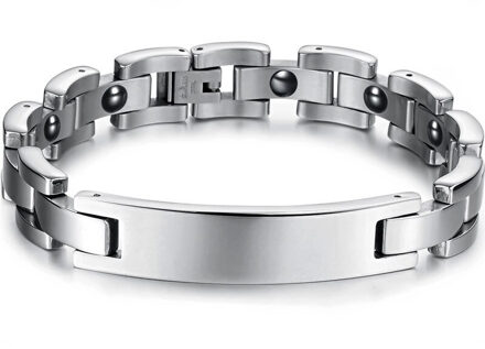 Zorcvens Mode Gezondheidszorg Armband Titanium Stalen Mannelijke Armband