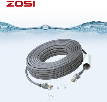 Zosi Cat5e Ethernet Kabel 65ft/100ft Wit-Hoge Snelheid Netwerk RJ45 Wire Cord Voor Poe Beveiligingscamera 'S Systeem, poe Schakelaar Etc.