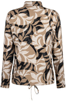 Zoso Blouse lange mouw 255patty Bruin - XL