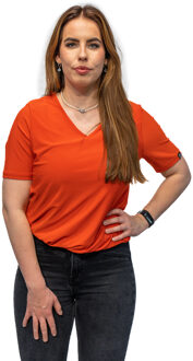 Zoso Josine Casaul T-shirt Dames M/38 Rood