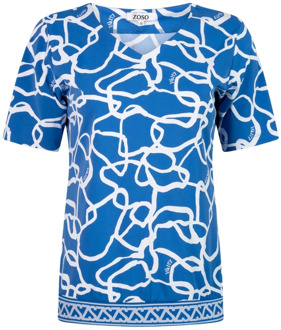 Zoso Phoenix Reis T-shirt Zoso , Blue , Dames - 2Xl,Xl,L,M,S,3Xl