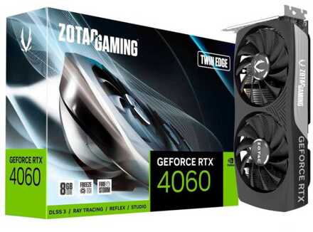 Zotac GAMING GeForce RTX 4060 8GB Twin Edge Grafische kaart