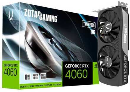 Zotac GAMING GeForce RTX 4060 8GB Twin Edge OC Grafische kaart
