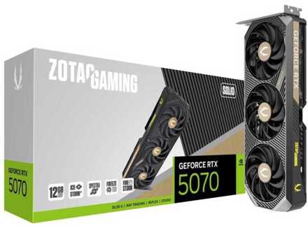 Zotac GeForce RTX 5070 SOLID Grafische kaart