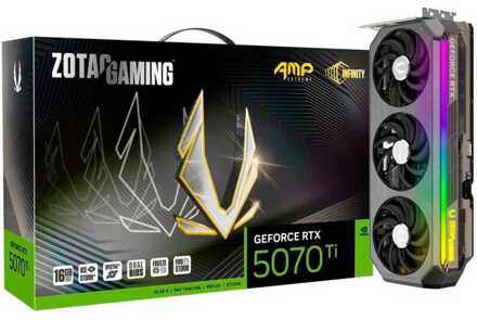 Zotac GeForce RTX 5070 Ti AMP Extreme INFINITY Grafische kaart
