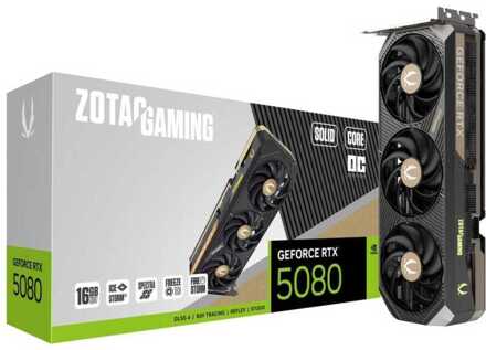 Zotac GeForce RTX 5080 SOLID CORE OC Grafische kaart