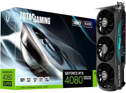 Zotac Grafische kaart - GeForce RTX 4080 Super Trinity - Zwart - 16 GB