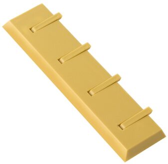 Zotobon Duurzaam 4 Haken Non-Punch Plakken Haken Badkamer Keuken Rekken Muur Deuren Achter Haken Kapstokken Woonaccessoires m367 geel