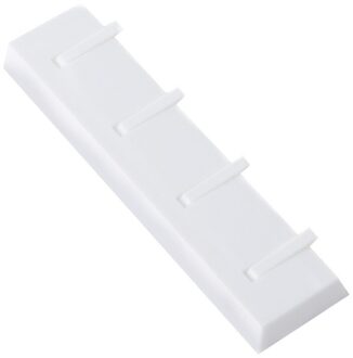 Zotobon Duurzaam 4 Haken Non-Punch Plakken Haken Badkamer Keuken Rekken Muur Deuren Achter Haken Kapstokken Woonaccessoires m367 wit