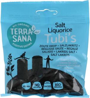 Zoute Drop Tubi's Bio (100g)